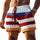 Men's Spring Fashion Striped Woven Sports Casual Shorts MTA0391D5P