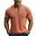 Men's Summer Lightweight Embroidered Linen V-Neck Short Sleeve T-Shirt MTA0487F2P