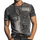 Men's Retro Casual Shabby Mosaic Printed Round Neck Short Sleeve T-Shirt MTA1830G4TO