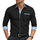 Men's Retro Casual Colorblock Lapel Pocket Long Sleeve Shirt MTA1931G6TO