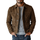 Men's Vintage Suede Buttons Multi-Pocket Lapel Jacket 84627631Y