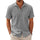 Men's Casual Cotton Blend Short Sleeve Shirt 44487570X