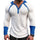 Men's Colorblock Waffle Hooded Raglan Sleeve Sweatshirt 30743489Z