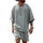 Men's Solid Loose V Neck Short Sleeve T-shirt Shorts Casual Set 55757857Z