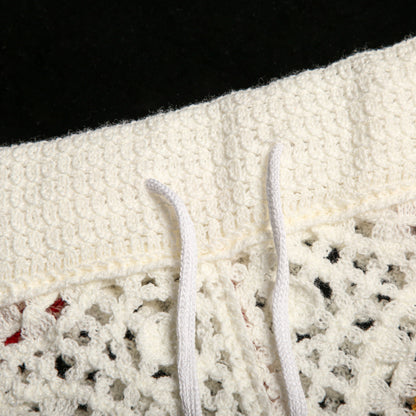 Men's Summer Fashion Knitted Hollow Casual Shorts MTA1308E3P