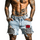 Men's Ripped Check Denim Shorts MTA1296F1X